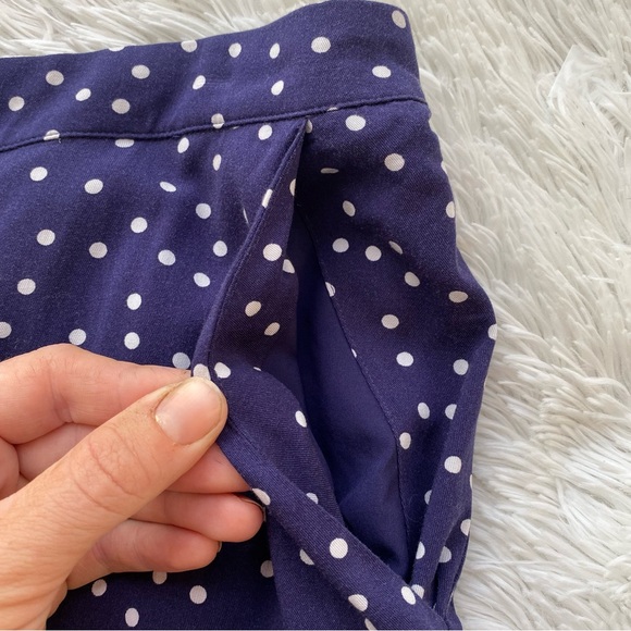 Market & Spruce • NWT Kali Scalloped Knit Polka Dot Mini Skirt Size Large - Picture 14 of 15